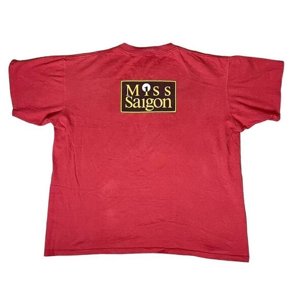 Vintage 1990’s Single Stitch Miss Saigon T-Shirt | 2-Sided | XL - Picture 3 of 4